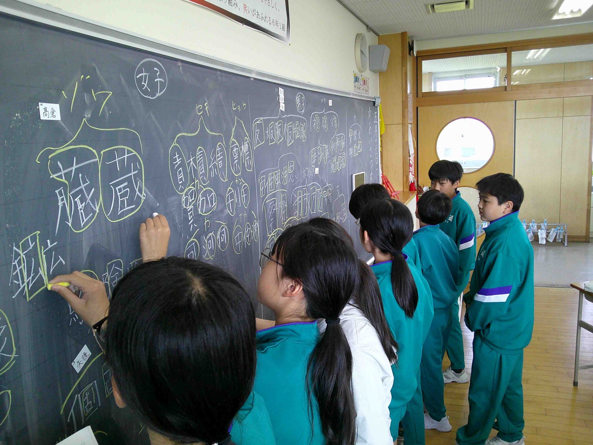 6年生 国語（同じ部分で同じ音の漢字） – 射水市立作道小学校